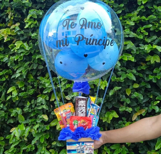 Chocolates con globos