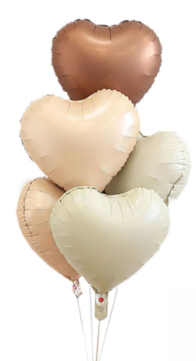 Formas con helio (5 globos)