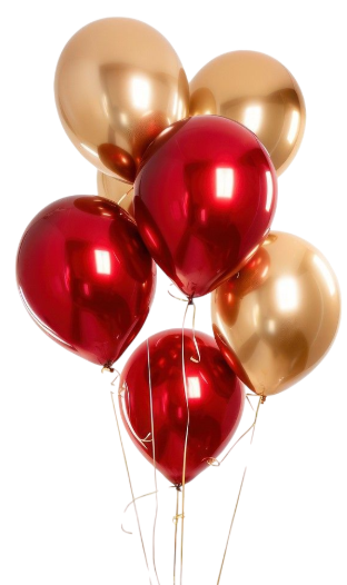 🎈Globos con helio (7 globos)