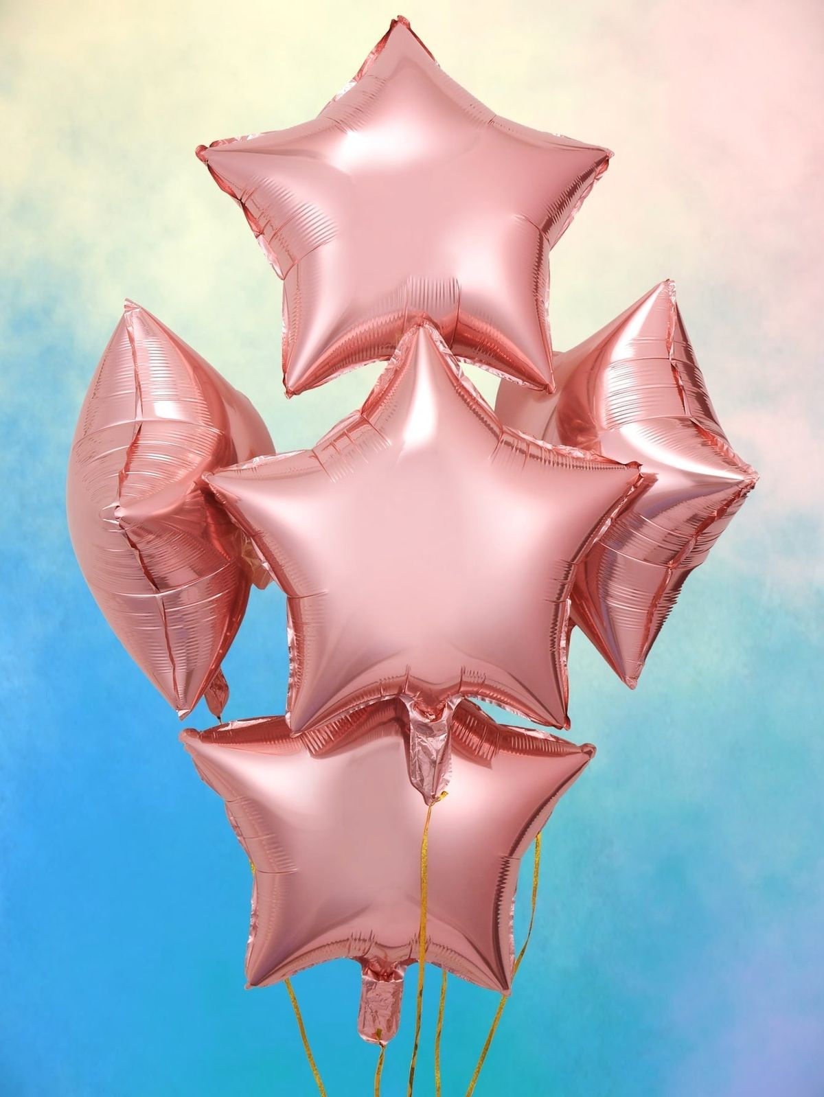 Formas con helio (5 globos)