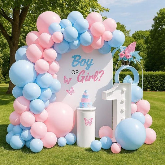 Decoración Gender Reveal (mariposa)