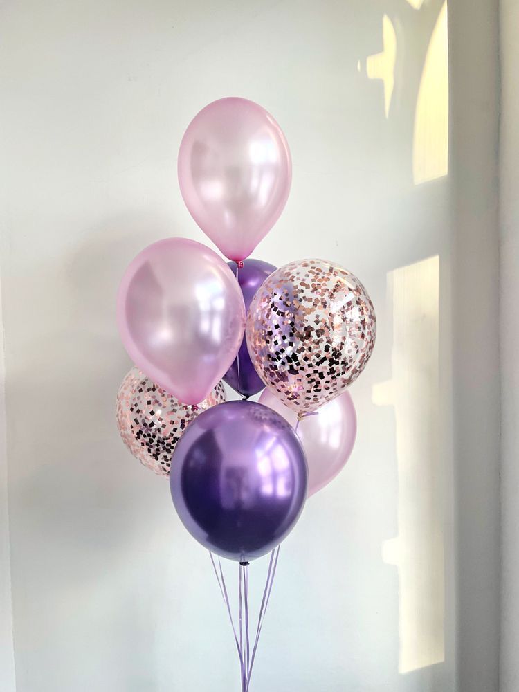 🎈Globos con helio (7 globos)