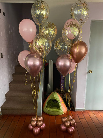 🎈Globos con helio (7 globos)