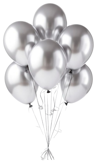 🎈Globos con helio (7 globos)