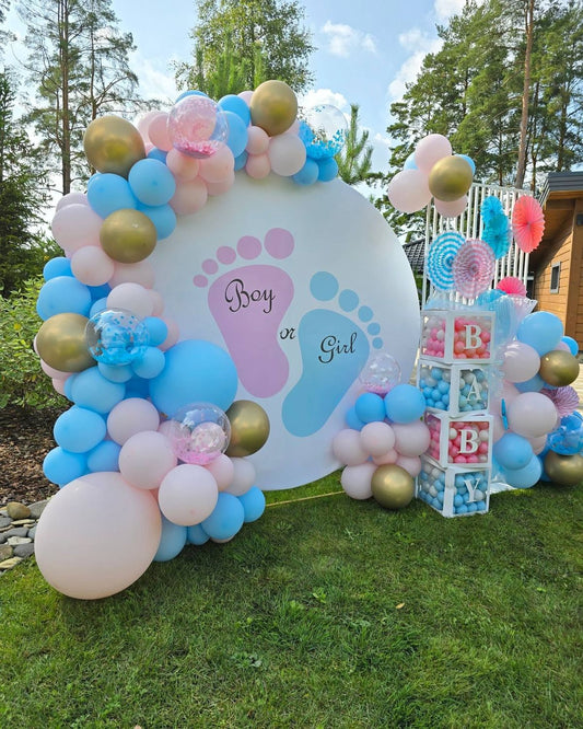 Decoración Gender Reveal (piecito)