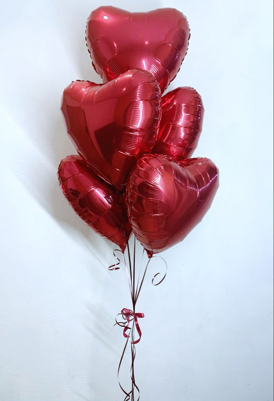 Formas con helio (5 globos)